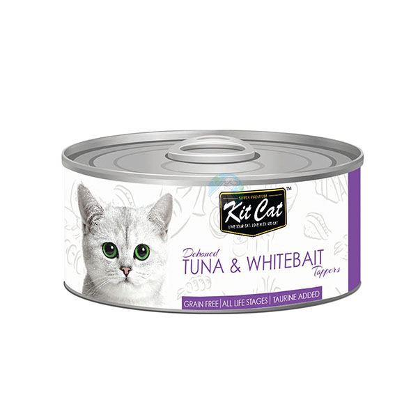 کنسرو گربه نچرال ژله ای تن و ماهی طعمه  Kitcat
